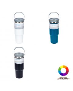 Envase metálico con asa resistente