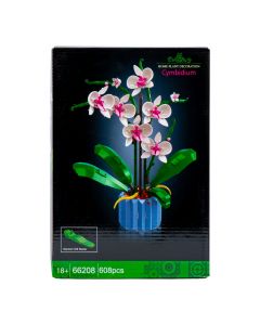 Bloque armable orquídea 608 piezas
