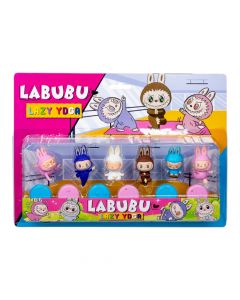 Set Labubu 6 piezas