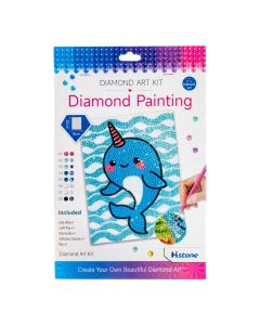 Pintura diamantes delfín creativa