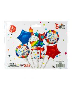 Globo metálico feliz cumpleaños