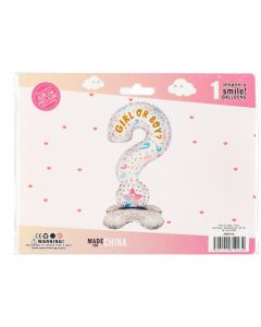 Globo metálico para revelación