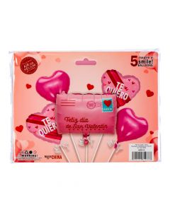 Globo metálico San Valentín