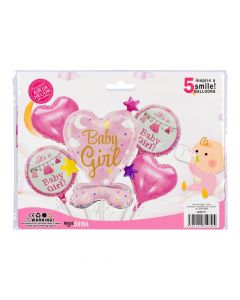 Globos metálicos Baby Girl