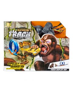 Pista plástica divertida