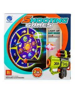 Juego dardos con luz y pistola