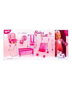 Muñeca accesorios 5en1