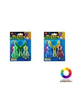 Juego ataque alienígena 3 piezas