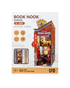 Rompecabezas madera garaje 3D