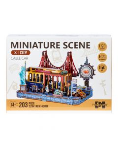 Rompecabezas 3D madera teleférico