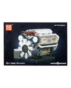 Rompecabezas motor V8 plástico