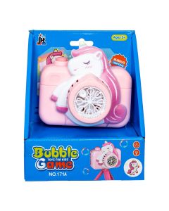Cámara burbujas unicornio +3 años