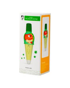 Micrófono dinosaurio diseño divertido