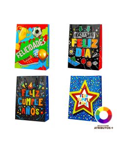 Bolsa papel diseño grande