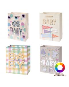 Bolsa papel pequeña diseño bebé