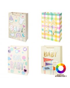 Bolsa papel grande diseño bebé