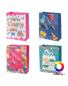 Bolsa papel cumpleaños pequeña