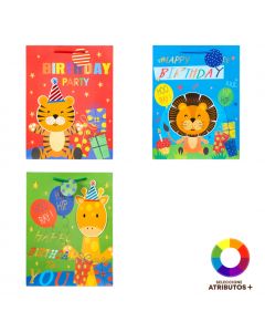 Bolsa papel grande cumpleaños