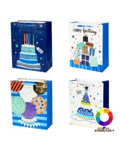 Bolsa papel Happy Birthday