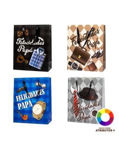 Bolsa papel Felicidades Papá