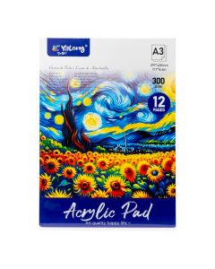 Cuaderno pintura acrílica A3