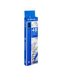 Lápices 4B azul y negro