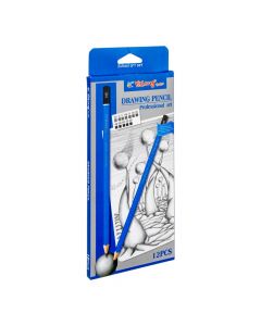 Lápices HB azul y negro