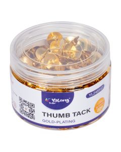 Tachuelas doradas metálicas