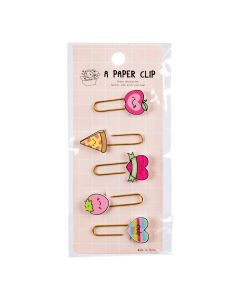 Clips metálicos figuras surtidas