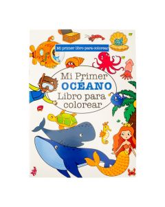 Libro animales océano colorear