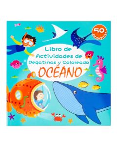 Libro océano con pegatinas
