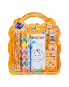 Set colorear capibara +5 años