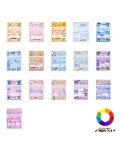 Nota adhesiva estampada práctica