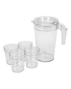 Juego de piche y vasos plástico