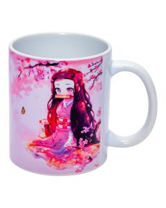 Taza rosa Nezuko