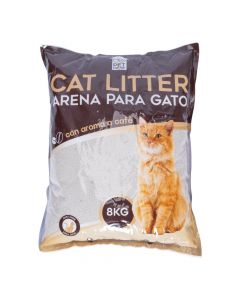 Arena bentonita gato aroma café