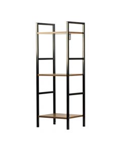 Mueble metal y madera compacto