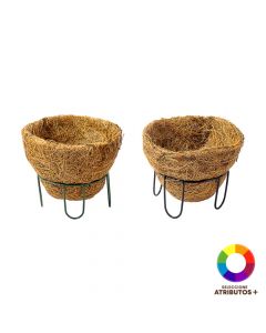 Canasta decorativa para mini macetas