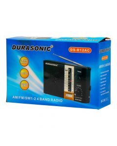 Radio FM/AM compacto negro