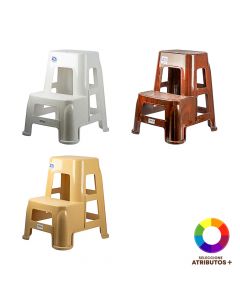 Banco escalera plastico surtido