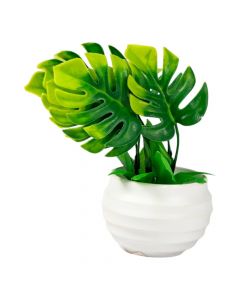Planta artificial compacta decorativa