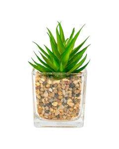 Planta artificial con maceta