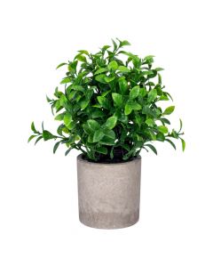 Planta artificial con maceta