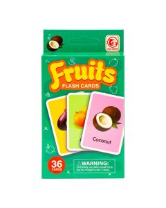 Cartas educativas Fruits 36 unidades