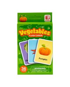 Cartas educativas de vegetales