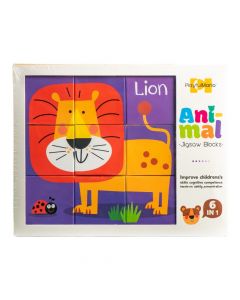 Rompecabezas animal 6 en 1