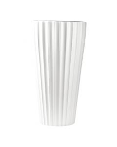 Macetero plástico blanco #1