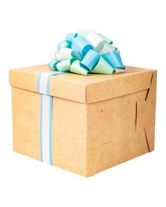 Caja mujer 19x19 cm kraft