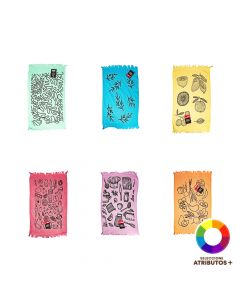 Toalla cocina estampada surtida