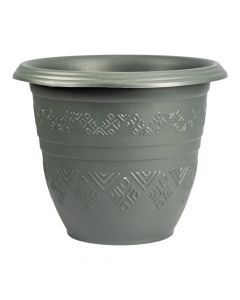 Maceta plástica 20L gris oscuro